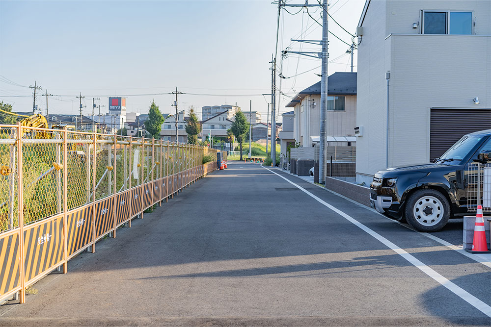 前面道路の様子