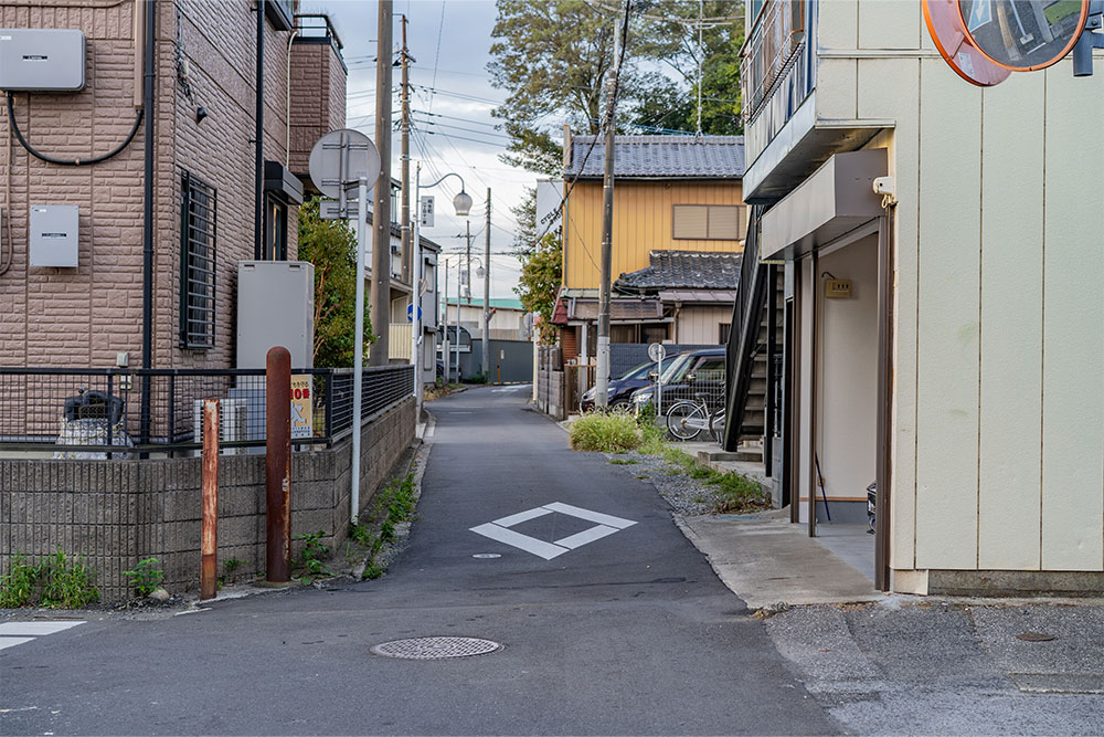 前面道路の様子