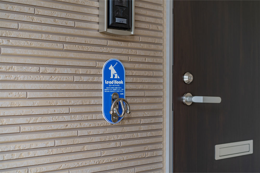 ペット用のフック