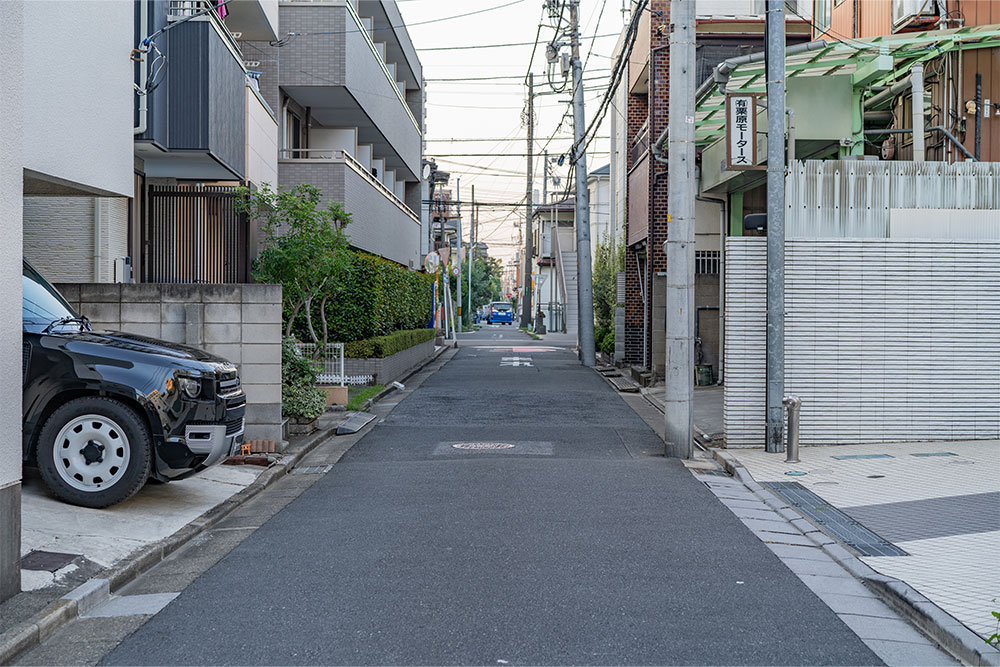 前面道路の様子