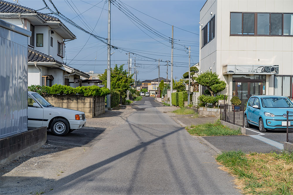 前面道路の様子