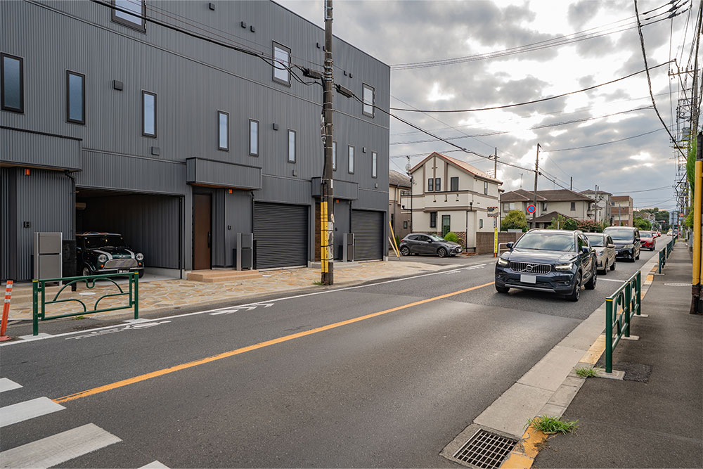 前面道路の様子