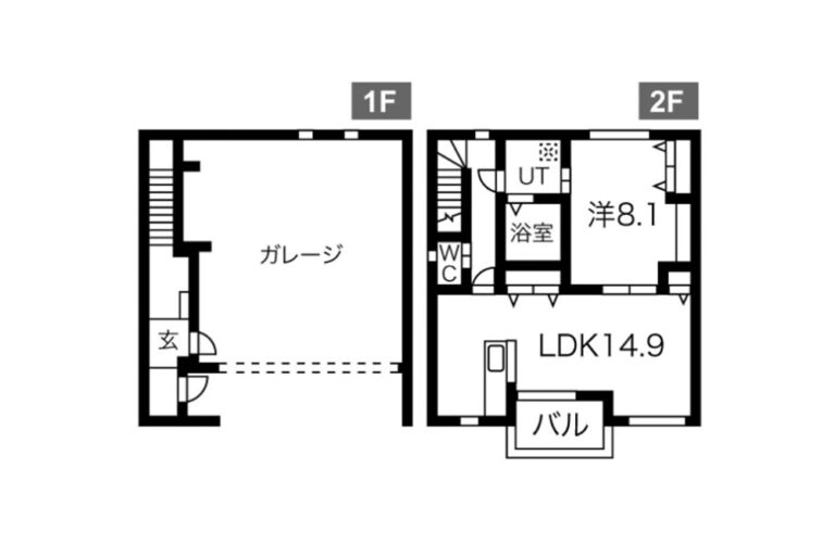 ＜1LDK+ガレージ（78.85㎡〜105.45㎡）＞高座渋谷駅 徒歩12分の賃貸ガレージハウス