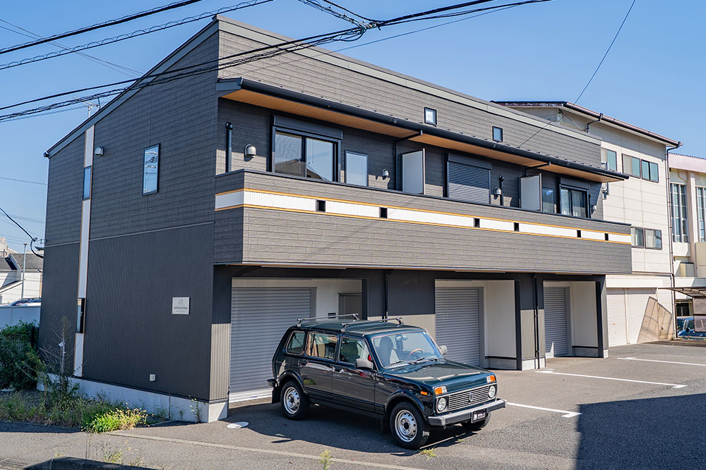 店舗や公共施設が集まる町の中心エリア