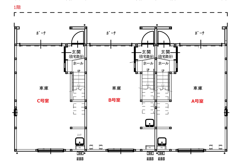 1F間取図