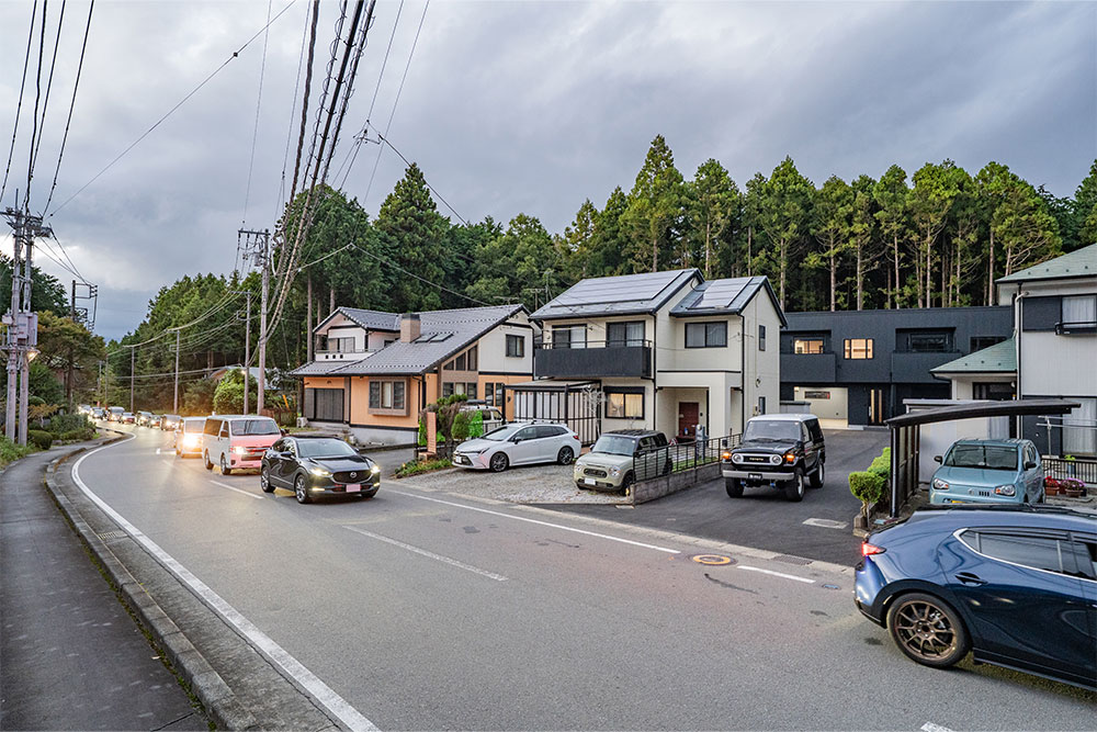 前面道路の様子