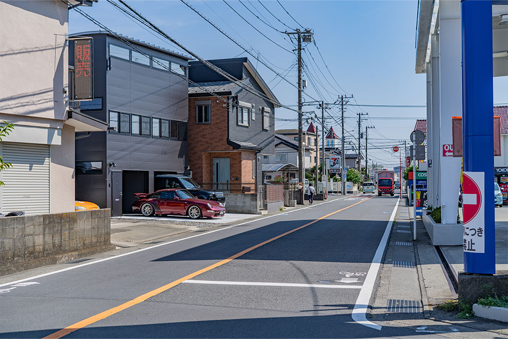 前面道路の様子