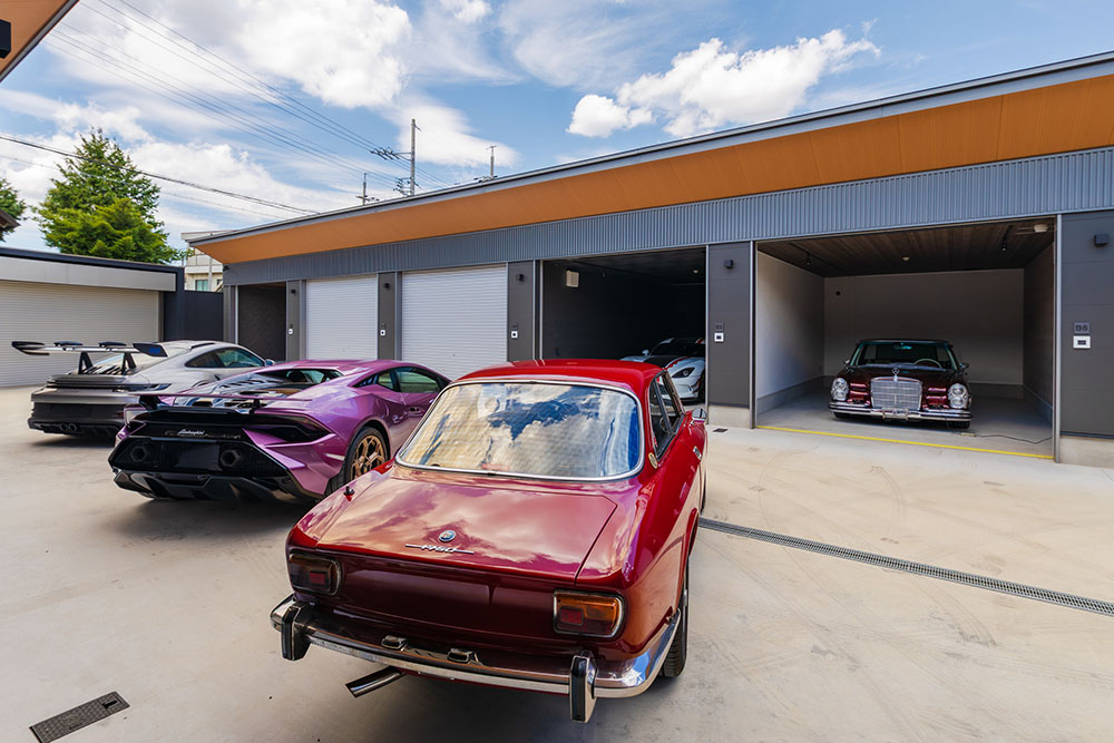 余裕のある車路