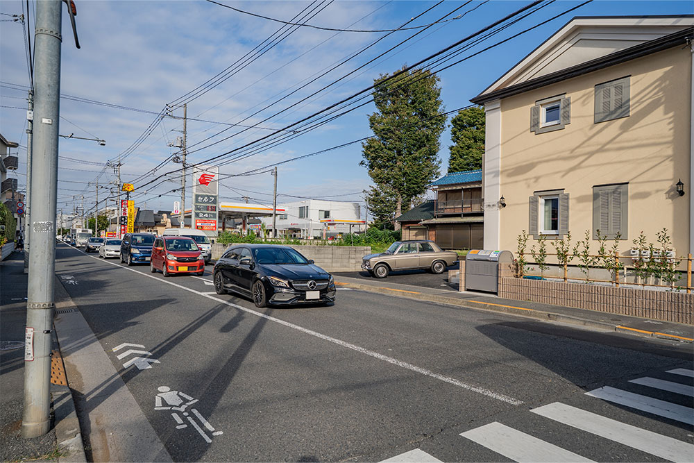 前面道路の様子