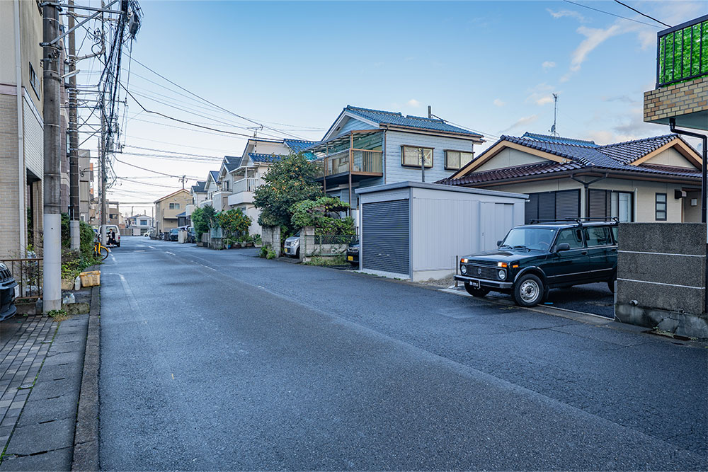 前面道路の様子