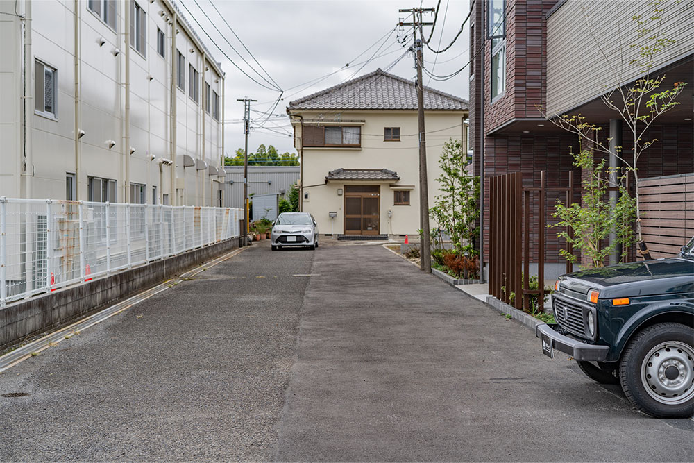 前面道路の様子