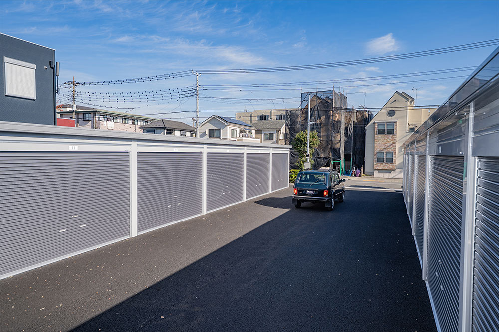 敷地内車路の様子
