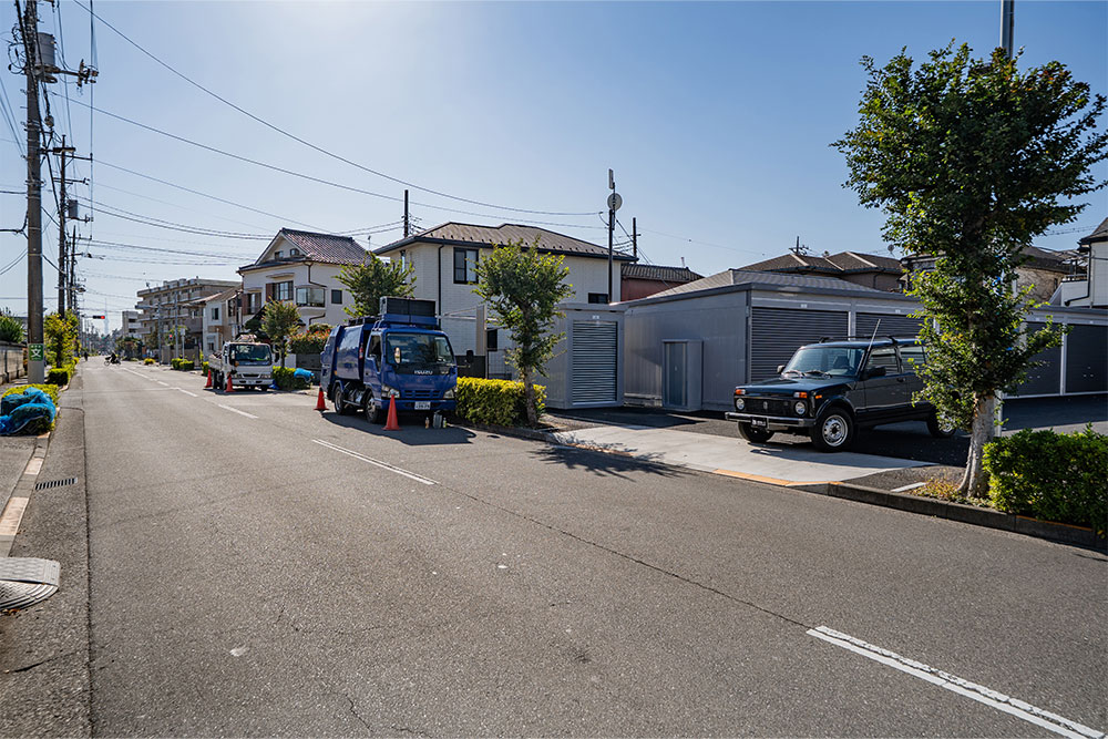 前面道路の様子