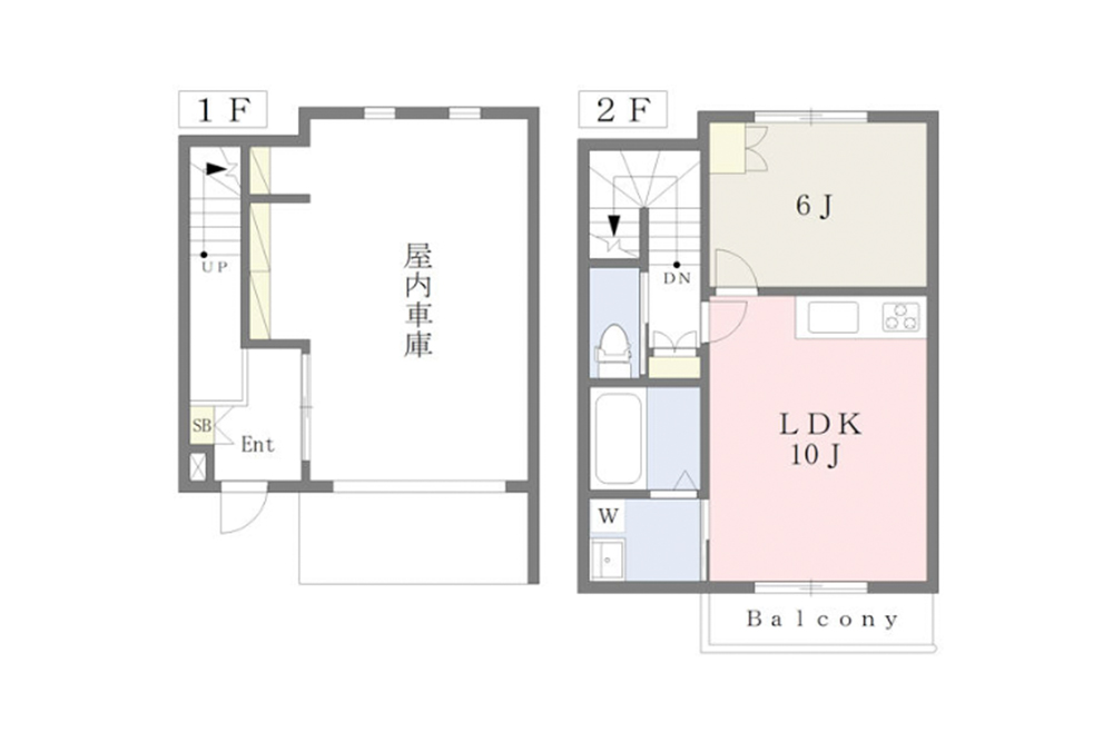 M Garageの間取図