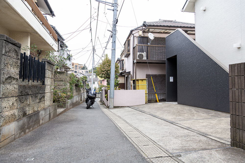 前面道路の様子