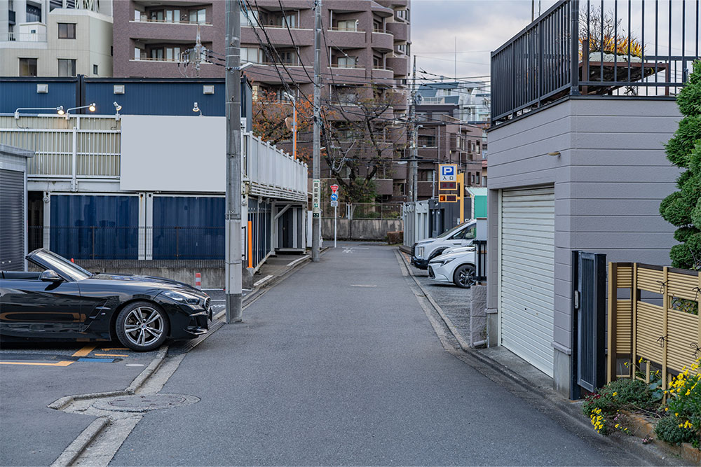 前面道路の様子