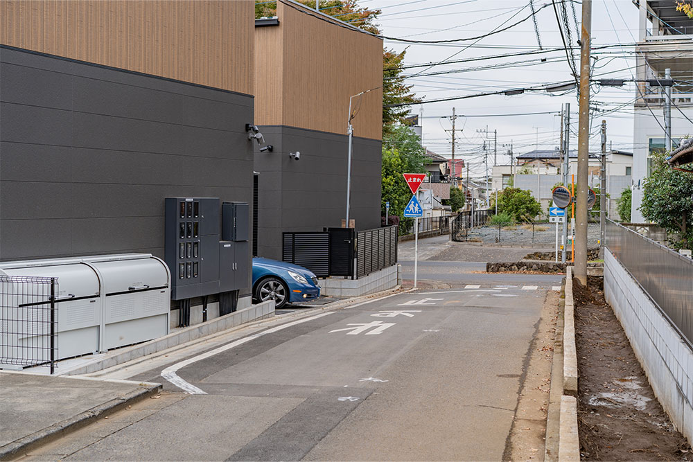 前面道路の様子