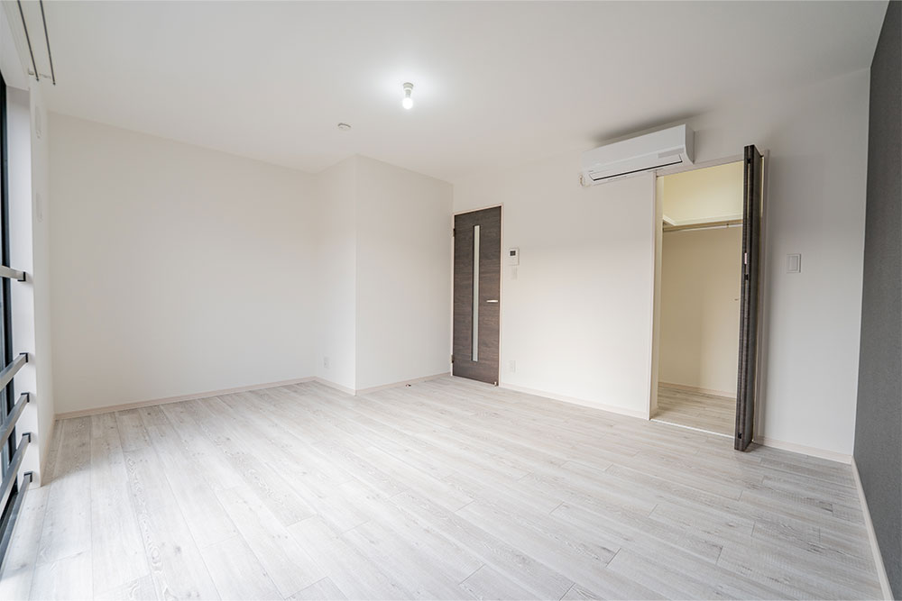 1Kタイプはウォークインクローゼット付き