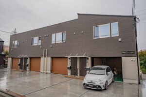 奥行7.7mガレージ+屋外2台の趣味全開な暮らし｜東小金井駅 徒歩10分