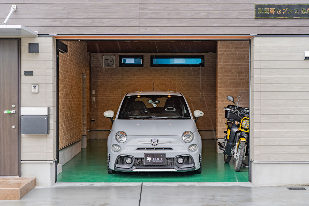 シャッター開口幅は2.95m