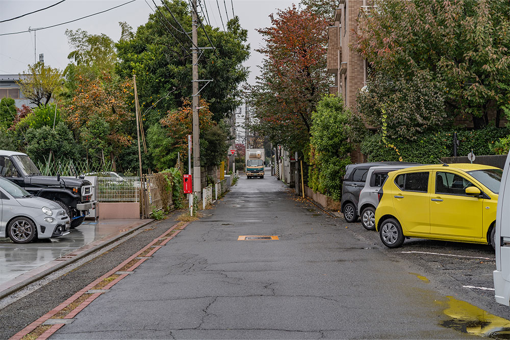 前面道路の様子