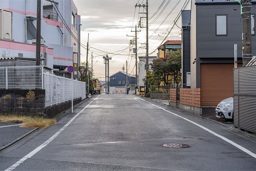 前面道路の様子