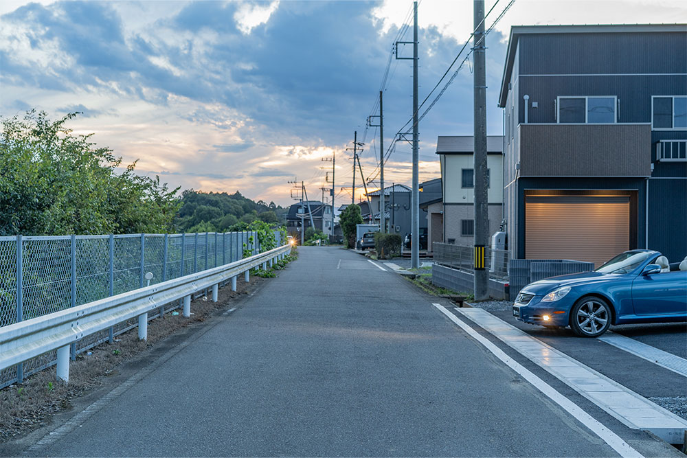前面道路の様子