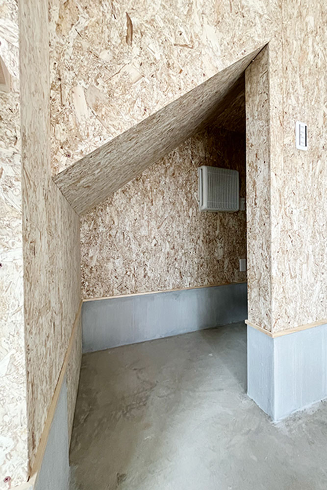 区画Aガレージ収納スペース