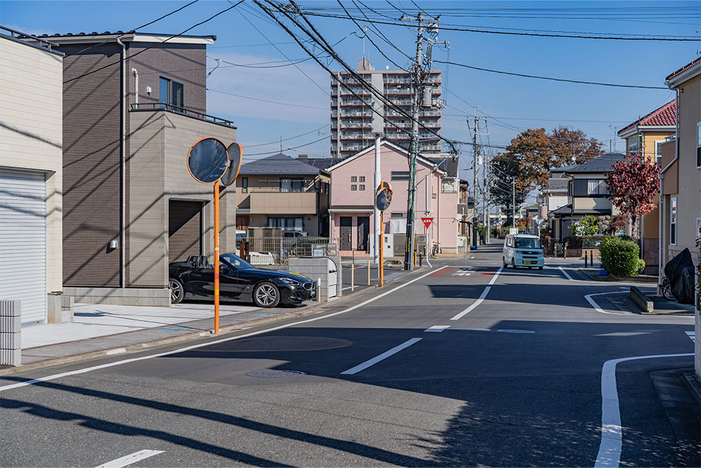 前面道路の様子