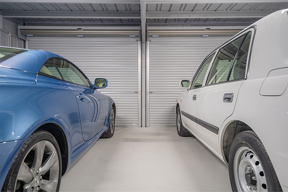 GR-104に駐車したSC430＆コンフォート