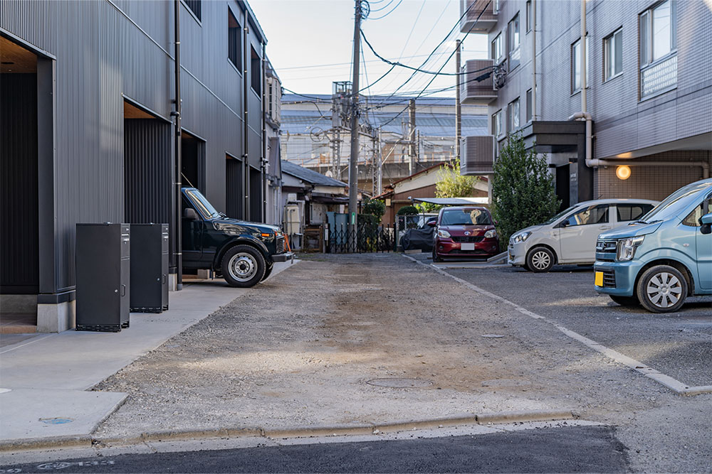 前面道路の様子