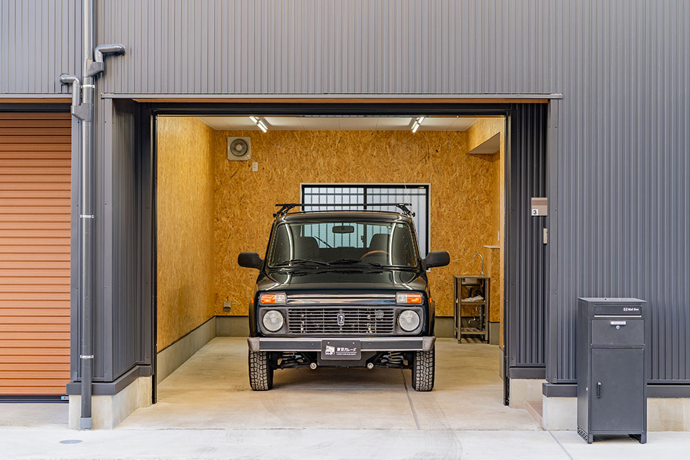 電動シャッターの開口幅は2.84m