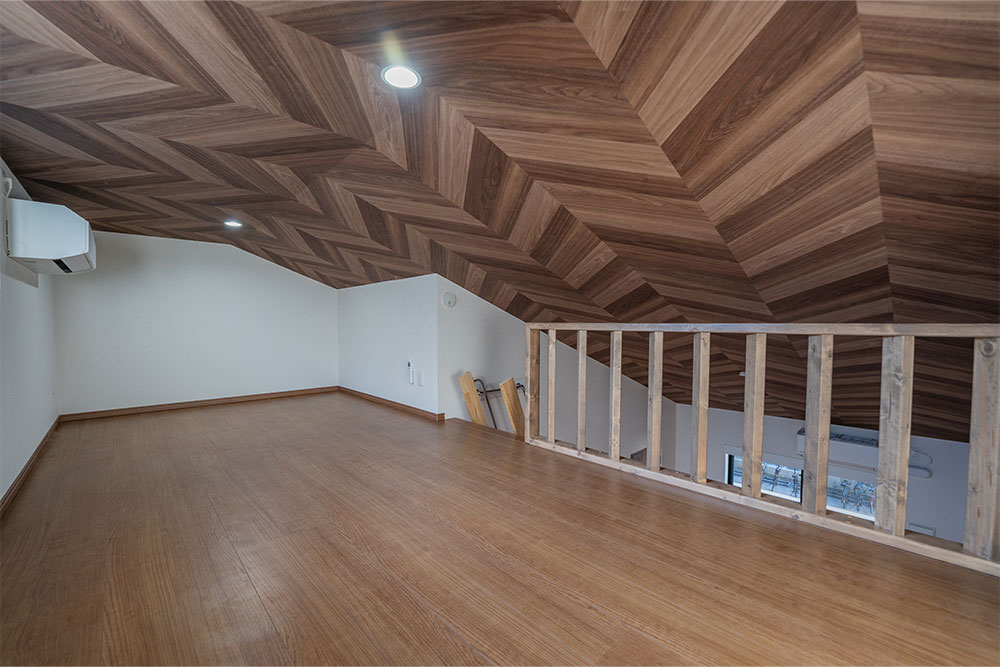 たっぷり収納できるロフト（6.5帖）