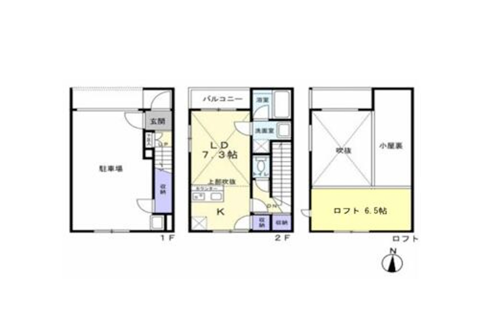 間取図（反転タイプ有り）