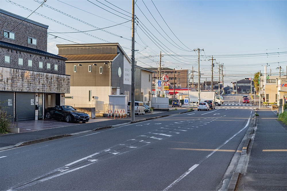 前面道路の様子