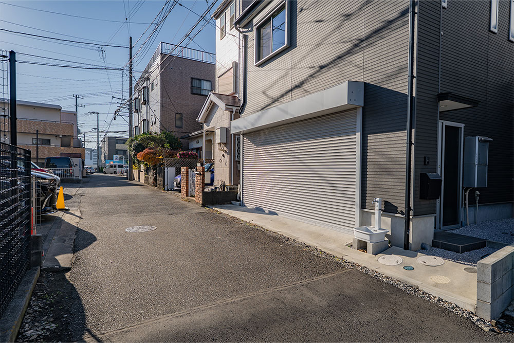 前面道路の様子