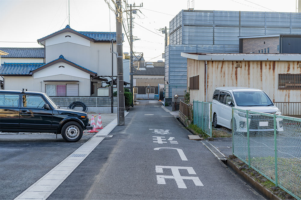 前面道路の様子