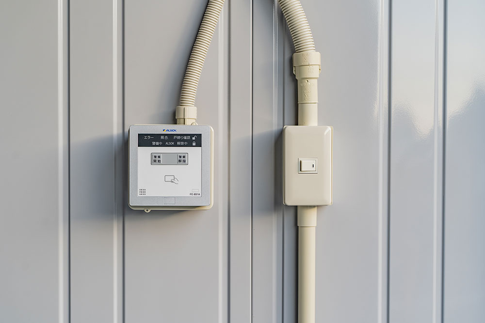 ALSOK警備システムの操作パネル