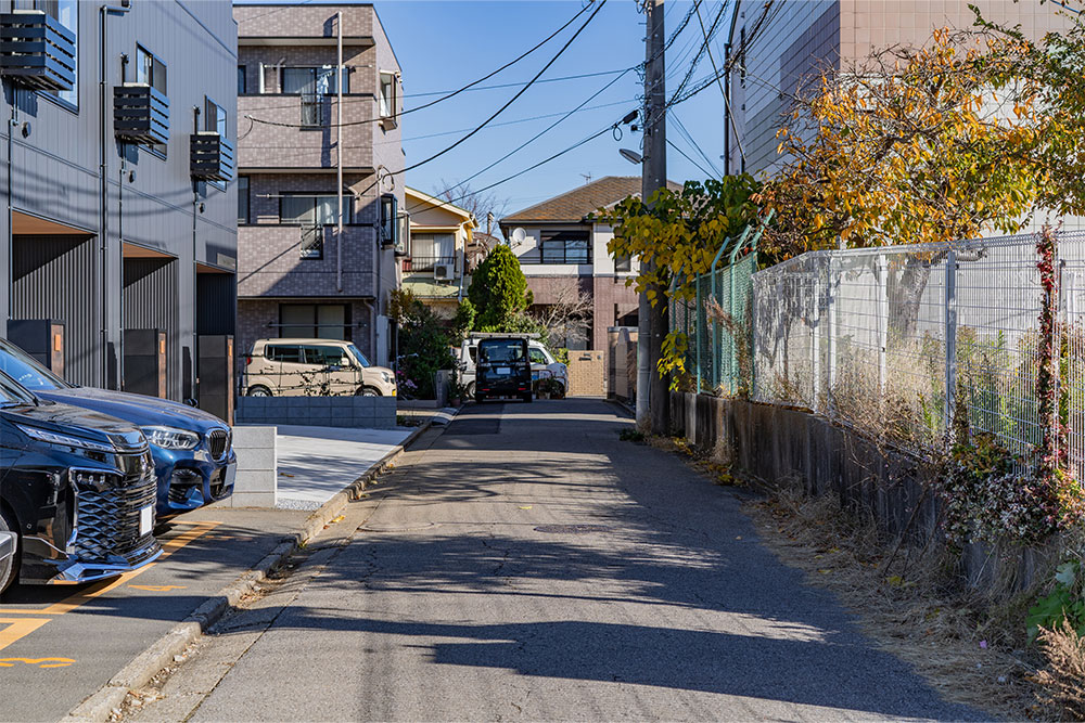 前面道路の様子