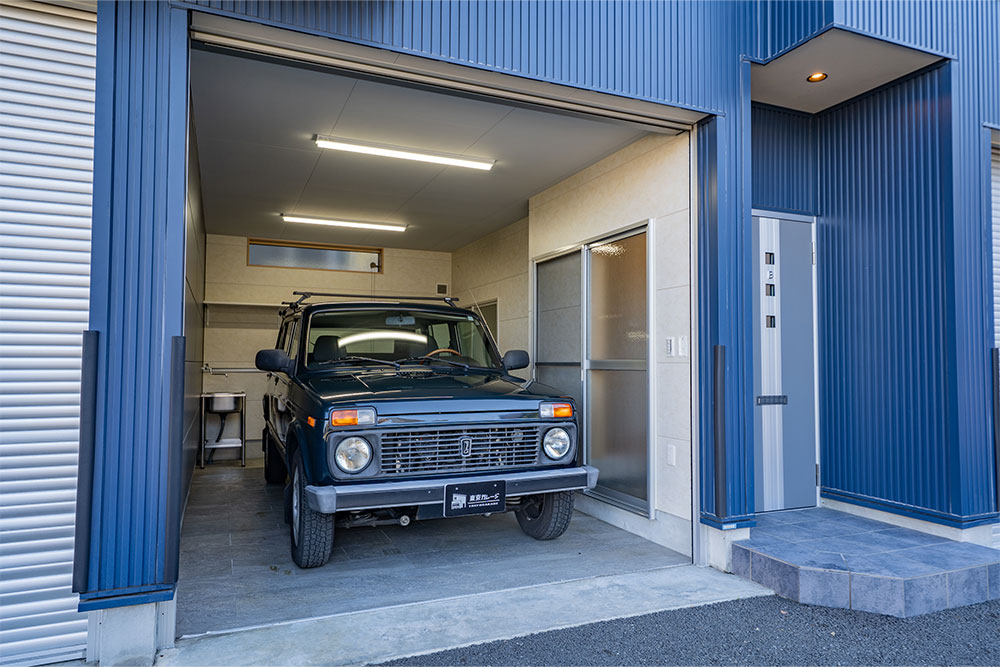 シャッター開口幅は2.57m