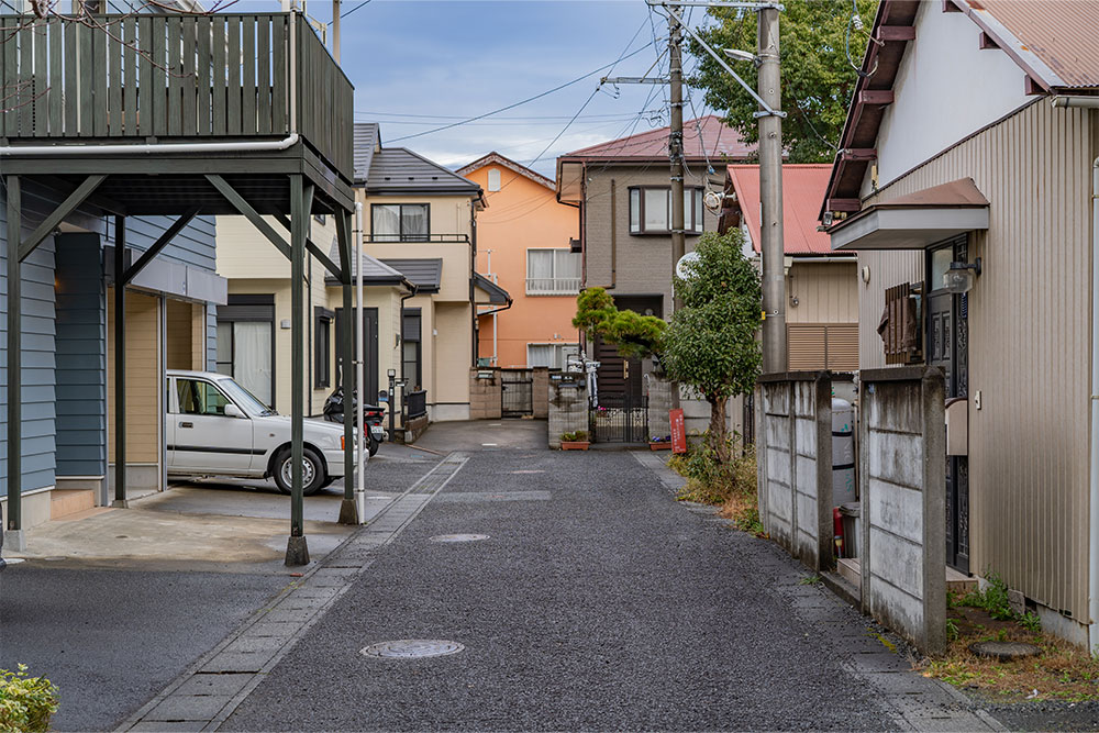前面道路の様子