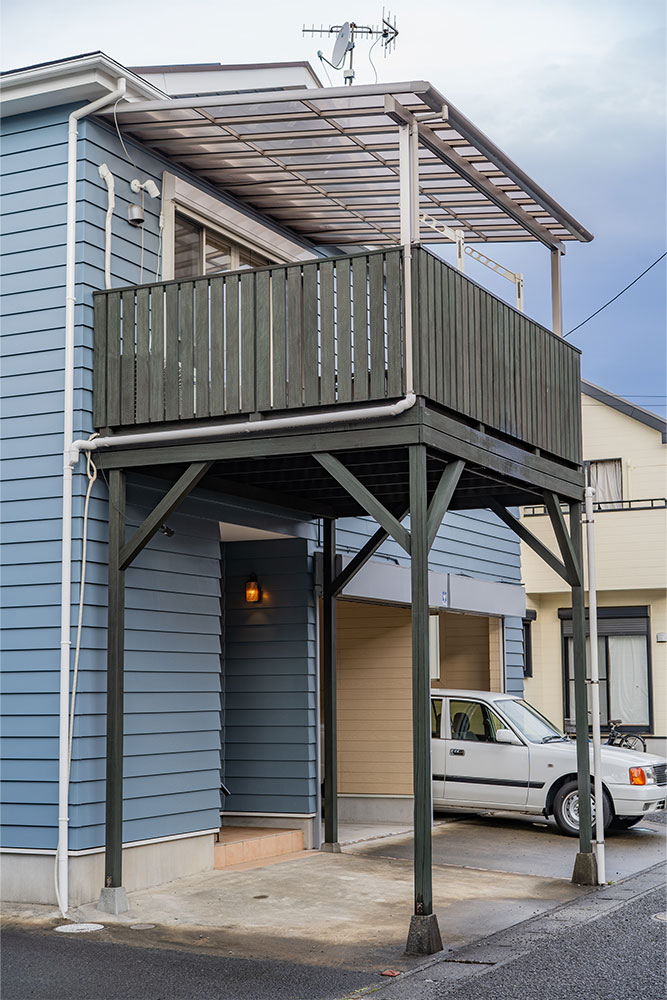 ウッドデッキ外観