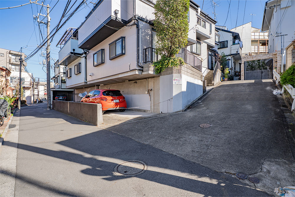 前面道路の様子