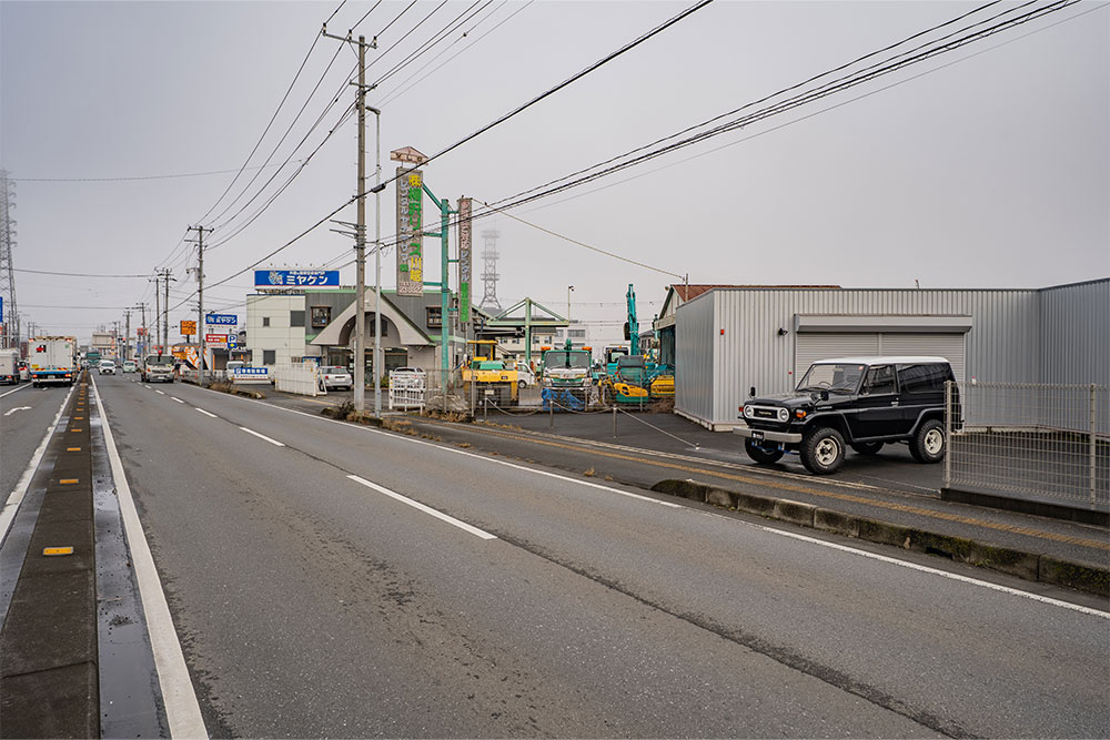 前面道路の様子