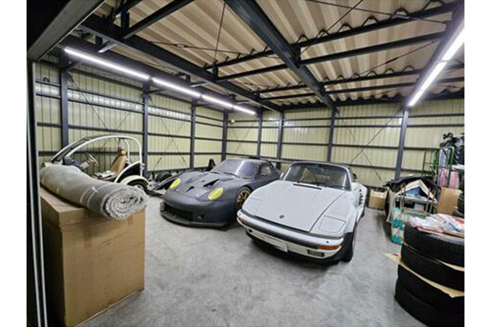 電気引込済で照明完備