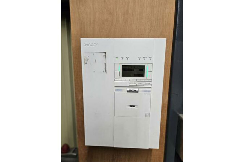 セコムの操作盤