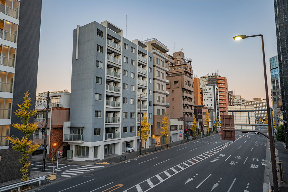 前面道路の様子