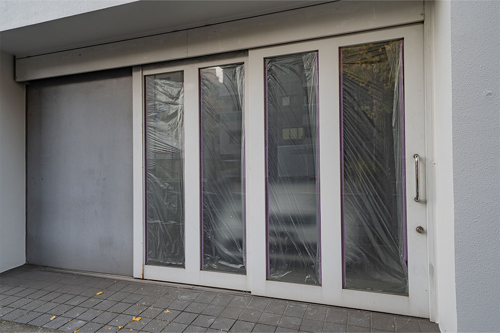 引戸を閉めた状態