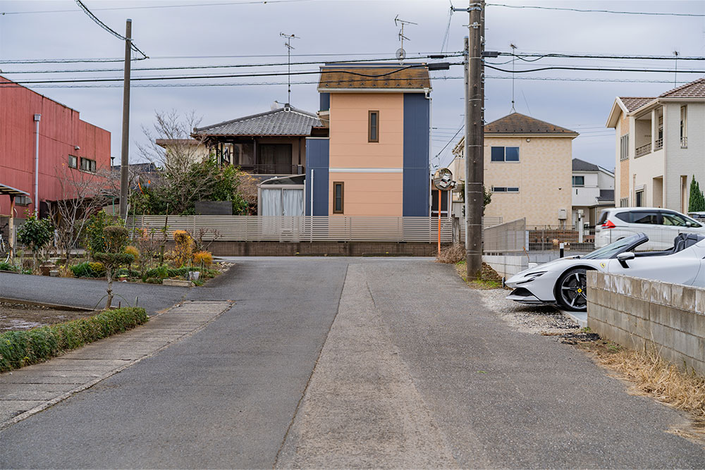 前面道路の様子
