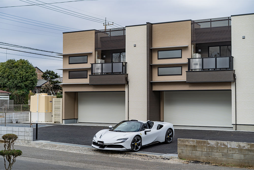 敷地入口の様子